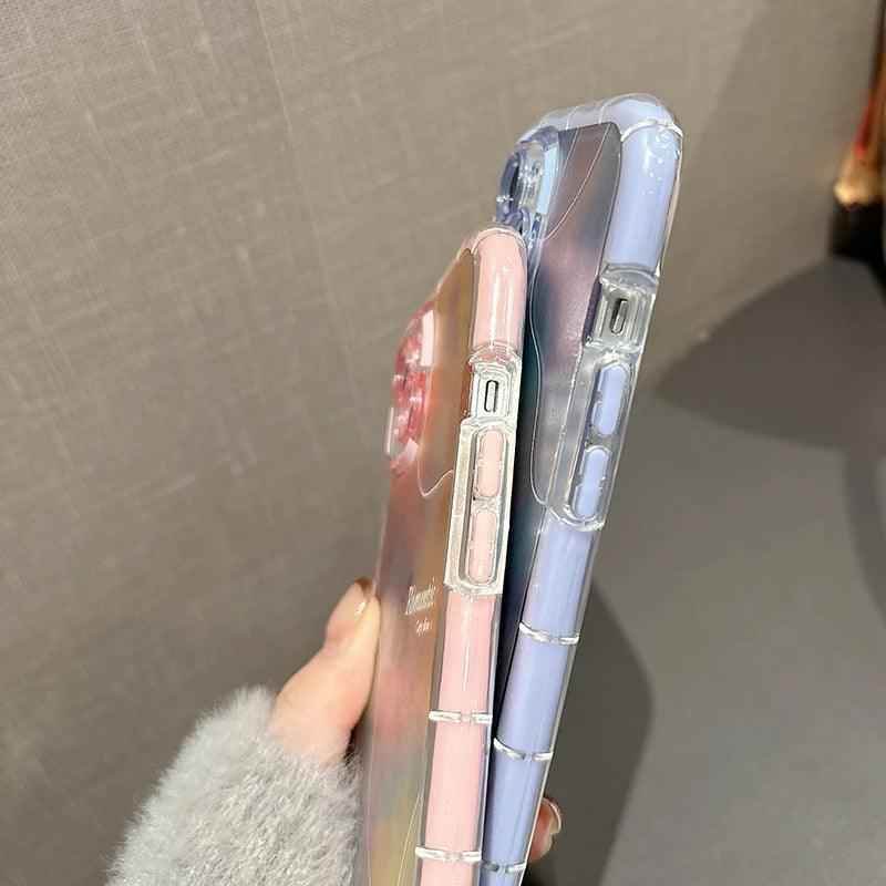 TSP15 Cute Phone Cases for iPhone 15 Pro Max, 14, 13, or 11 - Transparent Luminous Bumper Cover - Touchy Style