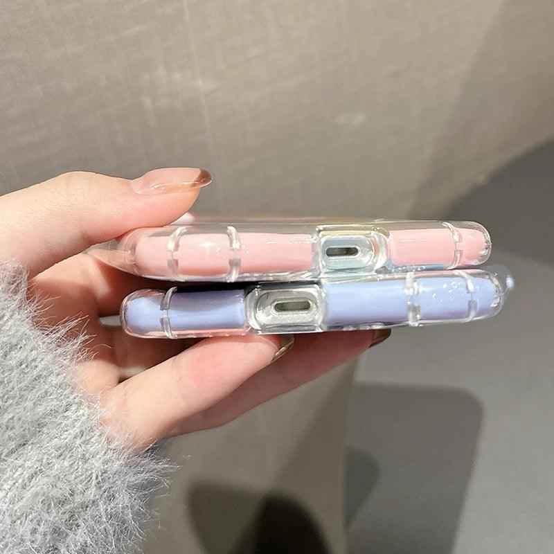 TSP15 Cute Phone Cases for iPhone 15 Pro Max, 14, 13, or 11 - Transparent Luminous Bumper Cover - Touchy Style