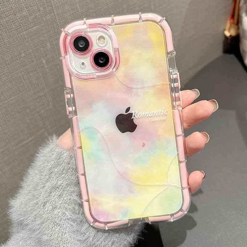 TSP15 Cute Phone Cases for iPhone 15 Pro Max, 14, 13, or 11 - Transparent Luminous Bumper Cover - Touchy Style