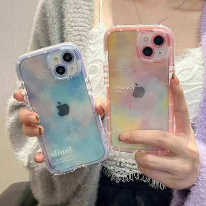 TSP15 Cute Phone Cases for iPhone 15 Pro Max, 14, 13, or 11 - Transparent Luminous Bumper Cover - Touchy Style