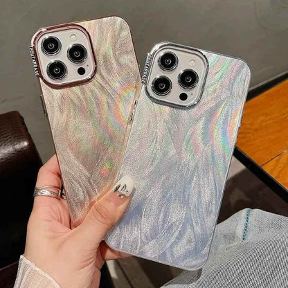 TSP165 Cute Phone Cases For Huawei P40, P50, P60, P70, Mate 60, 50, 40, and 30 Pro - Electroplated Glitter Silicone Cover - Touchy Style