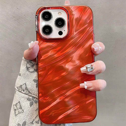 TSP177 Cute Phone Cases For iPhone 15, 14, 13, 12, or 11 Pro Max Plus - 3D Tin Foil Pleated - Touchy Style
