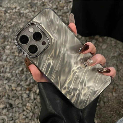 TSP177 Cute Phone Cases For iPhone 15, 14, 13, 12, or 11 Pro Max Plus - 3D Tin Foil Pleated - Touchy Style
