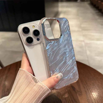 TSP177 Cute Phone Cases For iPhone 15, 14, 13, 12, or 11 Pro Max Plus - 3D Tin Foil Pleated - Touchy Style