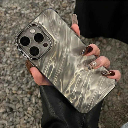TSP177 Cute Phone Cases For iPhone 15, 14, 13, 12, or 11 Pro Max Plus - 3D Tin Foil Pleated - Touchy Style