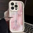 TSP188 Cute Phone Cases for iPhone models 15, 14, 11, 12, 13, Pro Max, Mini, X, XS, XR, 7, 8 Plus, and SE2 - Pink Gradient Butterfly Cover - Touchy Style