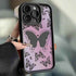 TSP189 Cute Phone Cases for iPhone 14, 13, 12, 11, 15 Pro Max, XS, XR, X, 8, 7 Plus, SE2, 14Pro, and 15Pro - Butterfly Pattern, Soft Cover - Touchy Style
