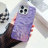 TSP194 Cute Phone Cases for iPhone 15, 14, 13, 11, 12 Pro Max, XS Max, XR, 7, and 8 Plus - 3D Frosted Folds Pattern - Touchy Style
