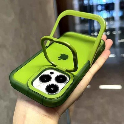 TSP30 Cute Phone Cases for iPhone 11, 12, 13, 14, 15, Pro Max, X, Xs Max, 7, and 8 Plus - With Luxury Transparent Stand Holder - Touchy Style