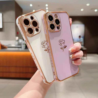 TSP32 Cute Phone Cases for iPhone 11, 12, 13, 14, 15 Pro Max, X, Xs Max - Soft Flower Silicone - Touchy Style