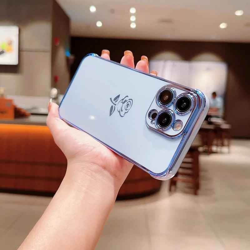 TSP32 Cute Phone Cases for iPhone 11, 12, 13, 14, 15 Pro Max, X, Xs Max - Soft Flower Silicone - Touchy Style