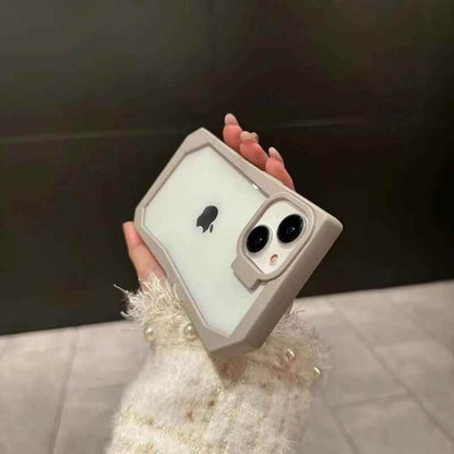 TSP37 Cute Phone Cases for iPhone 11, 12, 13, 14, or 15 Pro Max Plus - Transparent Acrylic Bumper Cover - Touchy Style