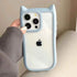 TSP38 Cute Phone Cases For iPhone 11, 12, 13, 14, 15 Pro Max - Soft Silicone Cat Ear Design - Bumper Cover - Touchy Style