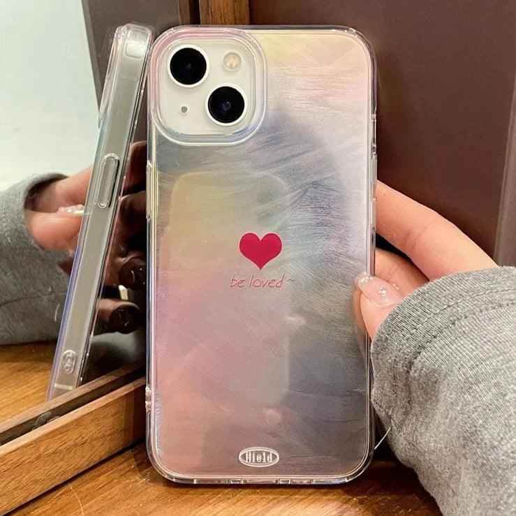 TSP44 Cute Phone Cases for iPhone 11, 12, 13, 14, 15, Pro Max, and 15 Plus - Red Mini Heart Design - Touchy Style