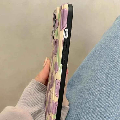 TSP45 Cute Phone Cases For iPhone 11, 12, 13, 14, and 15 Pro Max - Beautiful Tulip Flower - Touchy Style