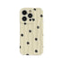 TSP49 Cute Phone Cases For iPhone 13, 11, 12, 14, and 15 Pro Max - Black Flowers 3D Wavy Pattern - Touchy Style