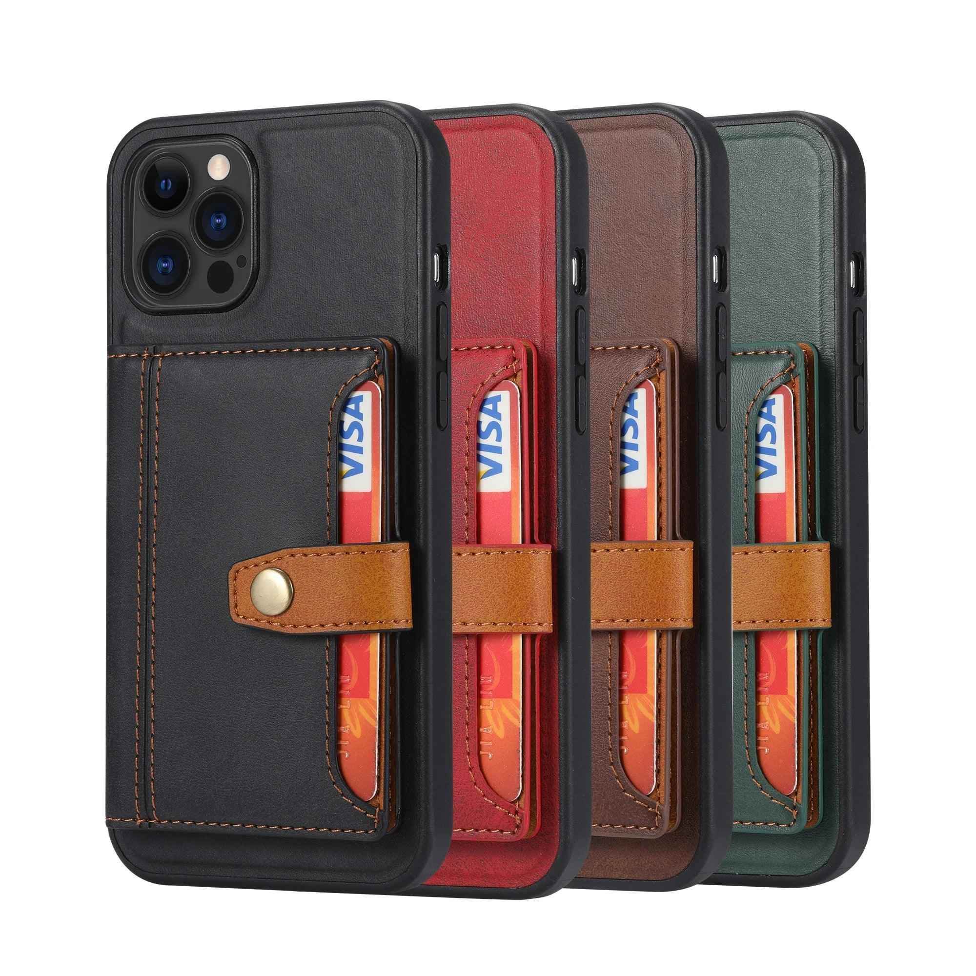 TSP78 Cute Phone Cases For iPhone 8 Plus, 6, 7, X, 11 Pro Max, 14, 13, and 12 Pro Max - Leather Multi-functional Cover - Touchy Style