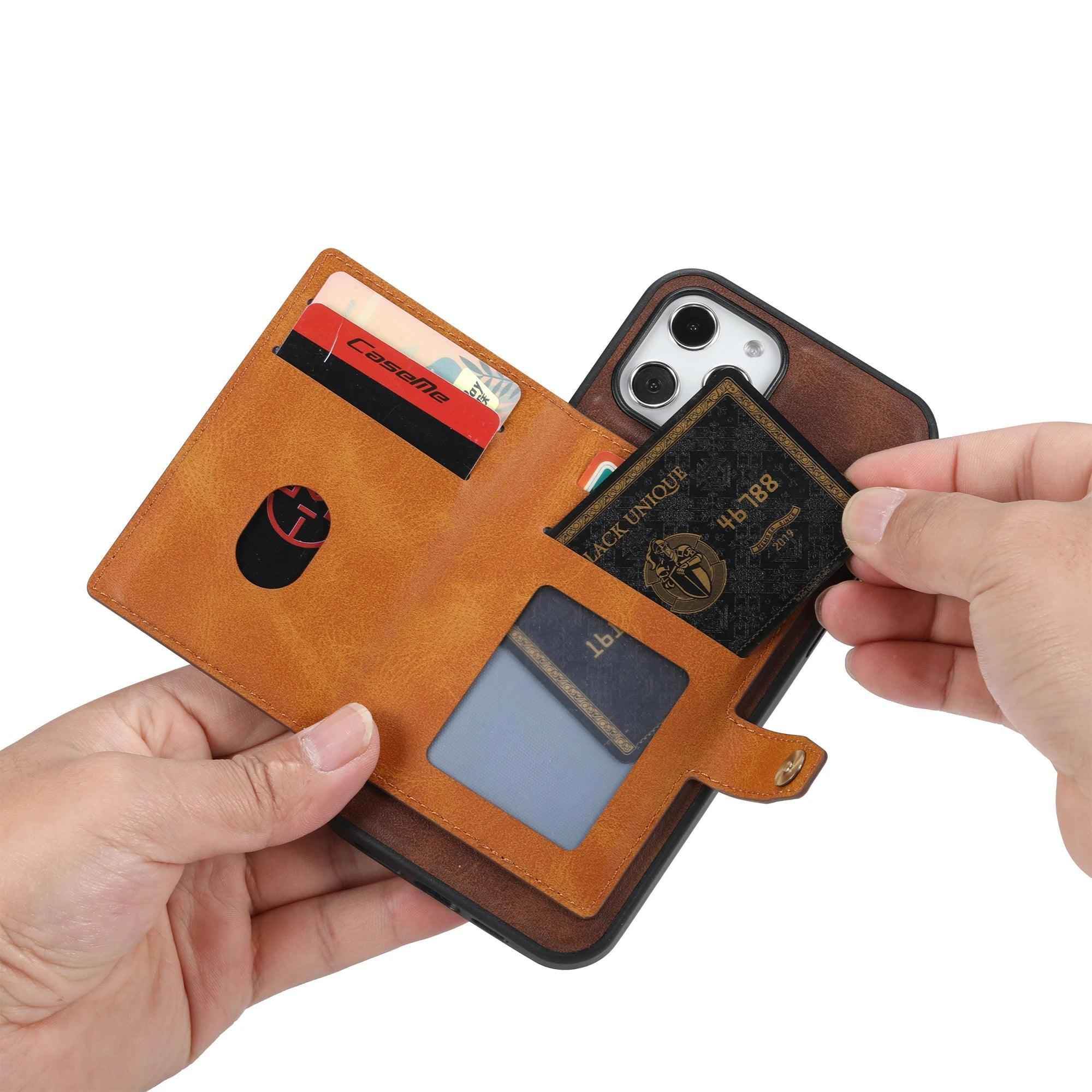 TSP78 Cute Phone Cases For iPhone 8 Plus, 6, 7, X, 11 Pro Max, 14, 13, and 12 Pro Max - Leather Multi-functional Cover - Touchy Style