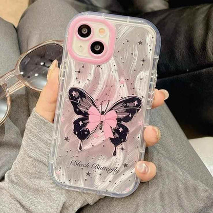 TSP87 Cute Phone Cases For iPhone 15 Pro Max, 14, 13, 11, or 12 - Glitter Silver Gradient Cover - Touchy Style