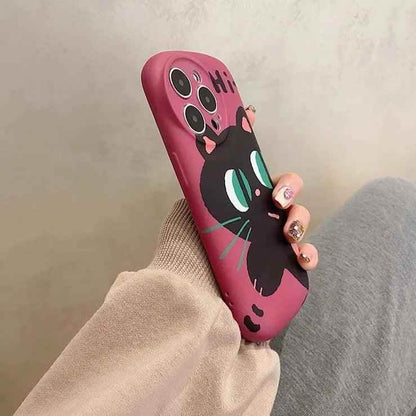TSP99 Cute Phone Cases For iPhone 15, 14, 13, 11, and 12 Pro Max - Funny Lovely Cat Pattern - Touchy Style