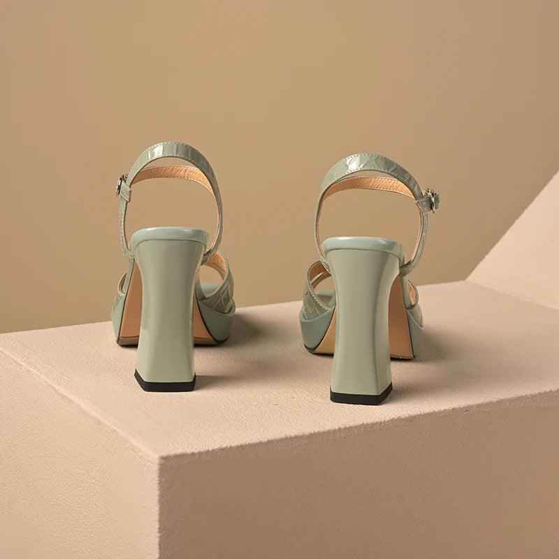 TSS37 Leather High Heels - Women&
