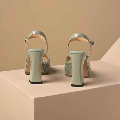 TSS37 Leather High Heels - Women&