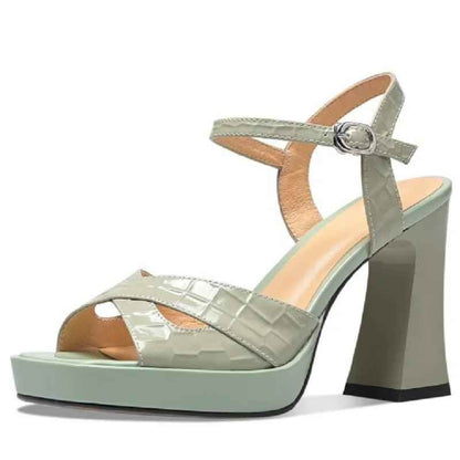 TSS37 Leather High Heels - Women&