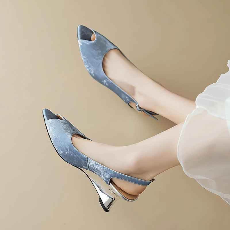 TSS49 Handmade Leather Pumps - Women&