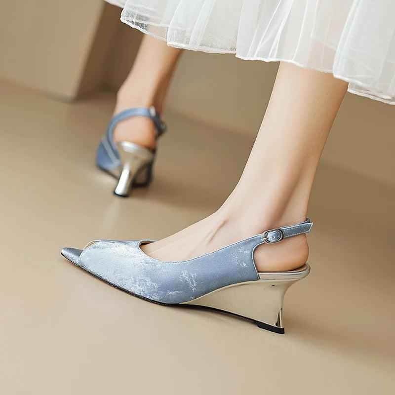 TSS49 Handmade Leather Pumps - Women&