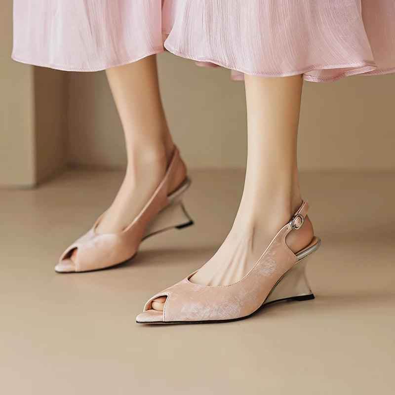 TSS49 Handmade Leather Pumps - Women&
