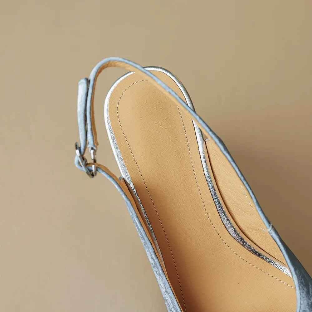 TSS49 Handmade Leather Pumps - Women&