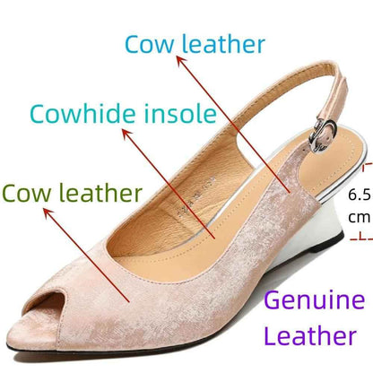 TSS49 Handmade Leather Pumps - Women&
