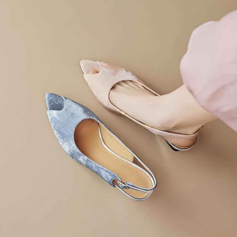 TSS49 Handmade Leather Pumps - Women&