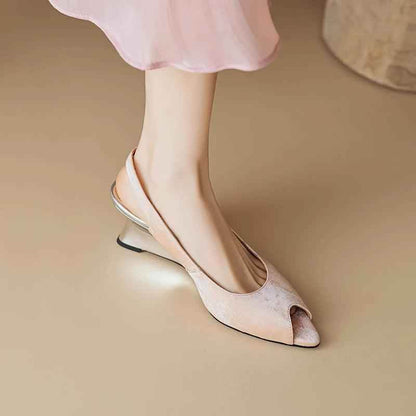 TSS49 Handmade Leather Pumps - Women&