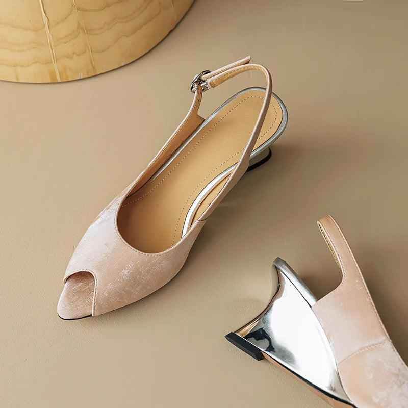 TSS49 Handmade Leather Pumps - Women&