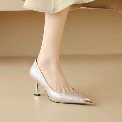 TSS54 Leather Pumps - High Heels - Women&