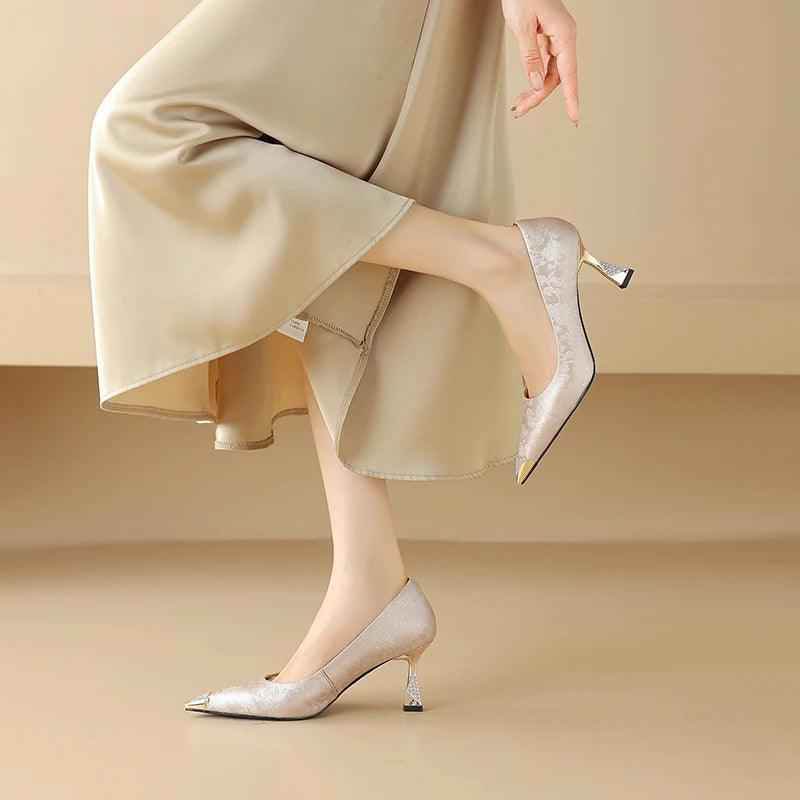 TSS54 Leather Pumps - High Heels - Women&