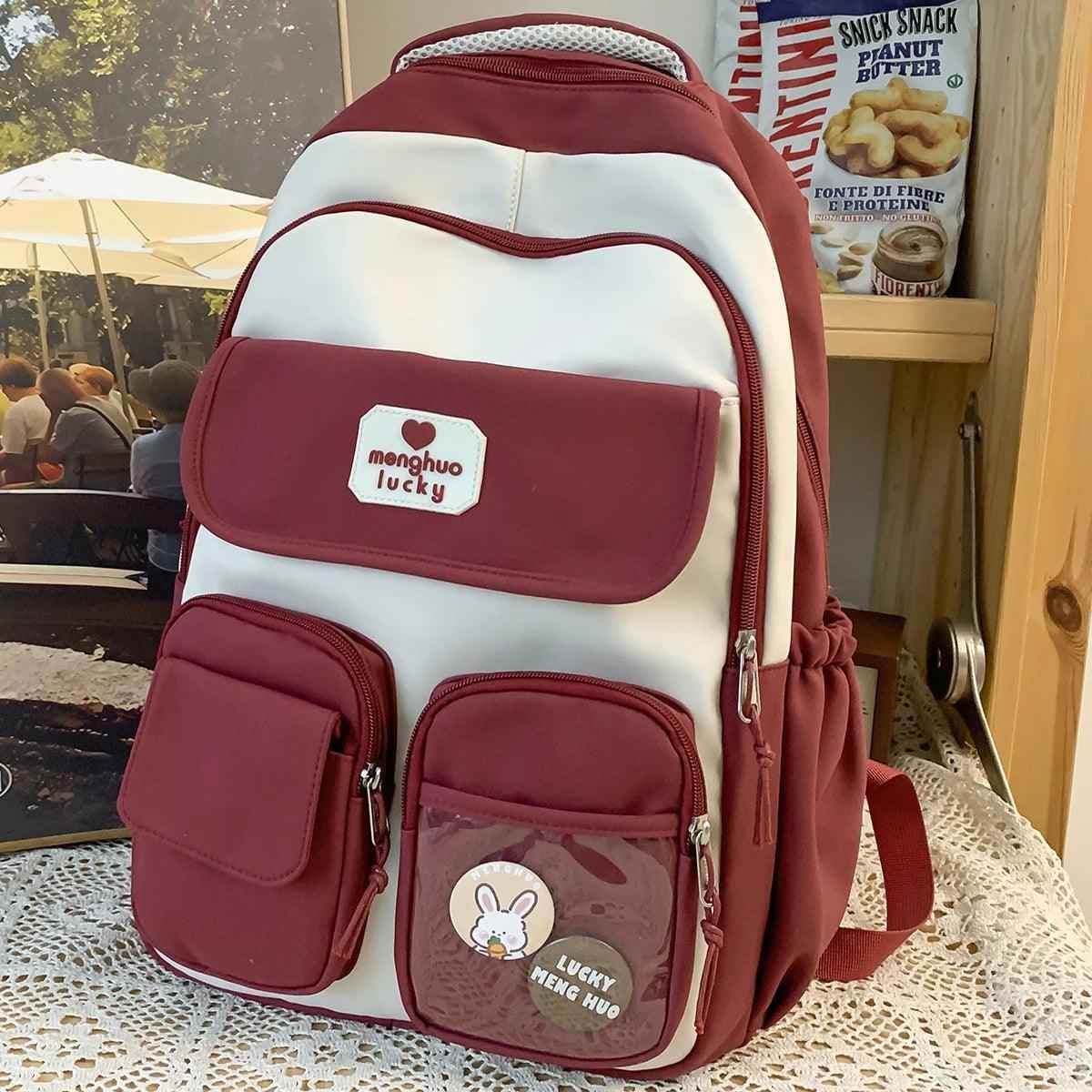 UCB233 Cool Backpack: Shoulder Bag for Women, Men, and Teens - Laptop Schoolbag - Touchy Style .