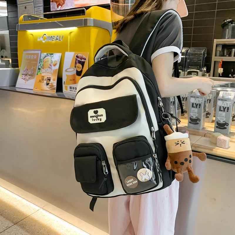 UCB233 Cool Backpack: Shoulder Bag for Women, Men, and Teens - Laptop Schoolbag - Touchy Style