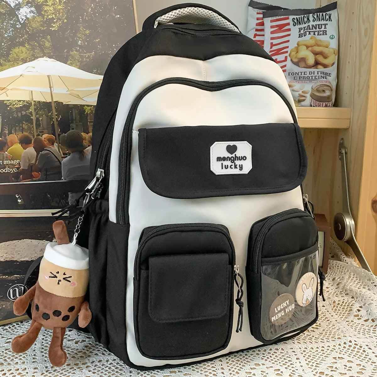 UCB233 Cool Backpack: Shoulder Bag for Women, Men, and Teens - Laptop Schoolbag - Touchy Style