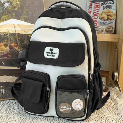 UCB233 Cool Backpack: Shoulder Bag for Women, Men, and Teens - Laptop Schoolbag - Touchy Style .