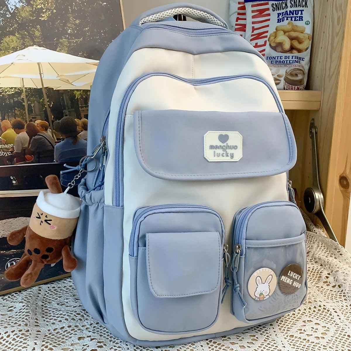 UCB233 Cool Backpack: Shoulder Bag for Women, Men, and Teens - Laptop Schoolbag - Touchy Style