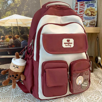 UCB233 Cool Backpack: Shoulder Bag for Women, Men, and Teens - Laptop Schoolbag - Touchy Style