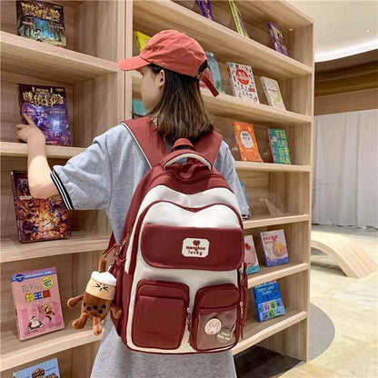 UCB233 Cool Backpack: Shoulder Bag for Women, Men, and Teens - Laptop Schoolbag - Touchy Style