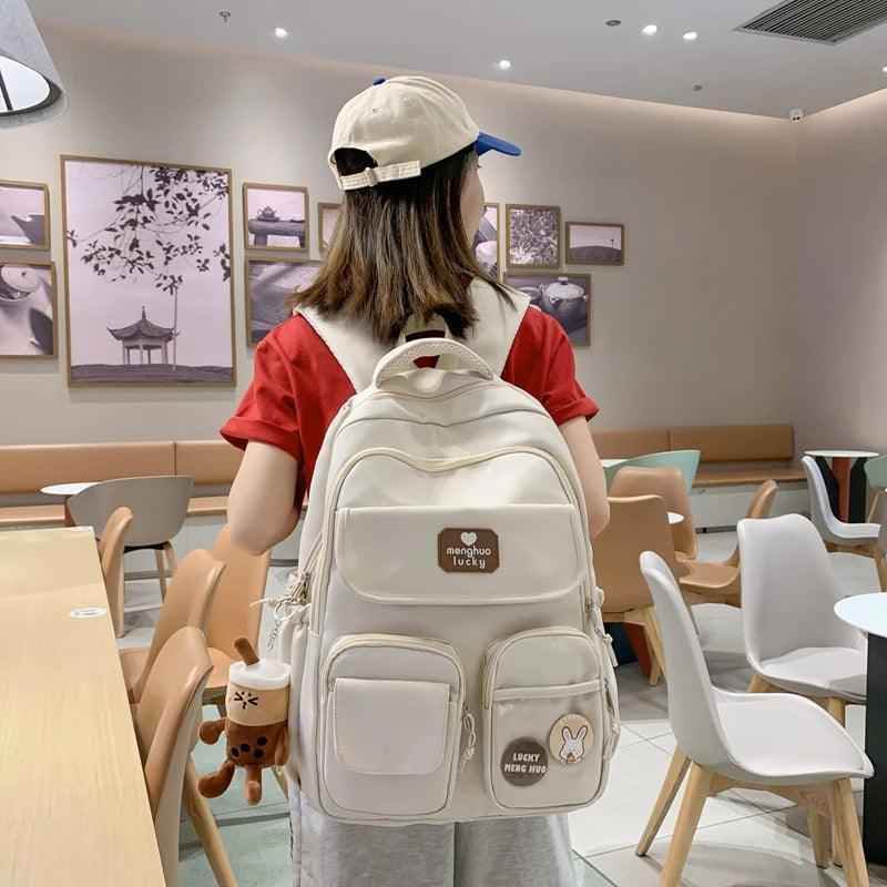 UCB233 Cool Backpack: Shoulder Bag for Women, Men, and Teens - Laptop Schoolbag - Touchy Style