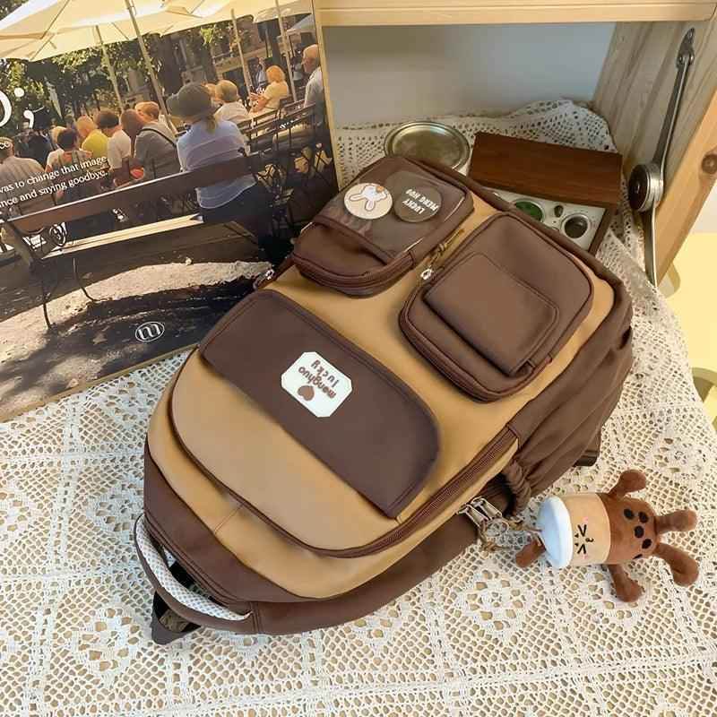 UCB233 Cool Backpack: Shoulder Bag for Women, Men, and Teens - Laptop Schoolbag - Touchy Style
