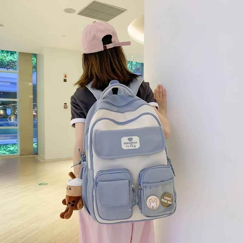 UCB233 Cool Backpack: Shoulder Bag for Women, Men, and Teens - Laptop Schoolbag - Touchy Style