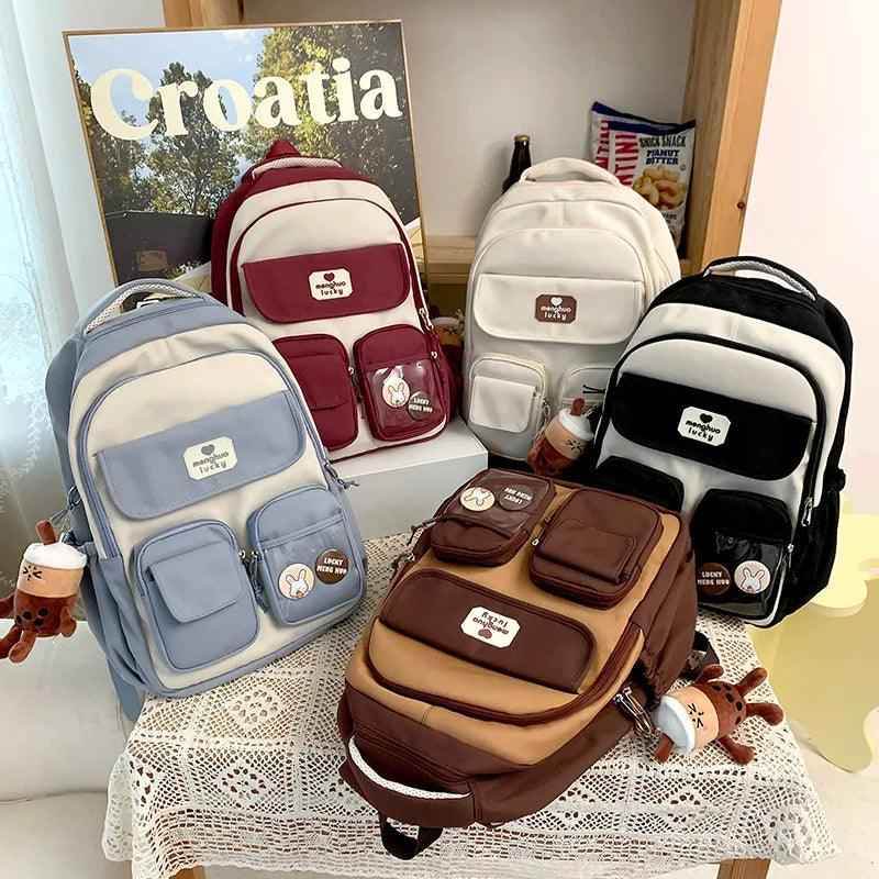 UCB233 Cool Backpack: Shoulder Bag for Women, Men, and Teens - Laptop Schoolbag - Touchy Style