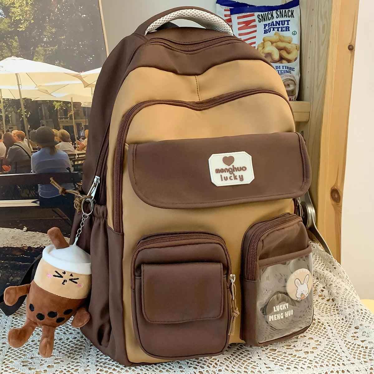 UCB233 Cool Backpack: Shoulder Bag for Women, Men, and Teens - Laptop Schoolbag - Touchy Style