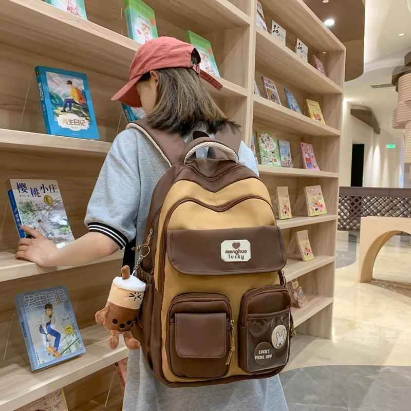 UCB233 Cool Backpack: Shoulder Bag for Women, Men, and Teens - Laptop Schoolbag - Touchy Style